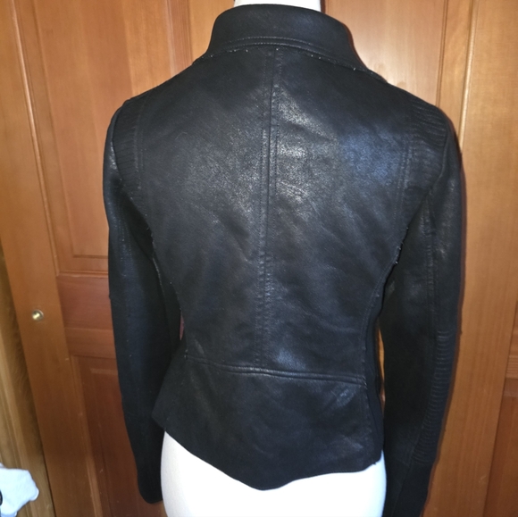 Marrakech Black Moto Jacket Size S - Picture 4 of 9